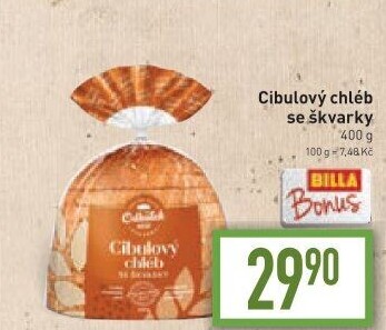 Chléb cibulový se škvarky Odkolek