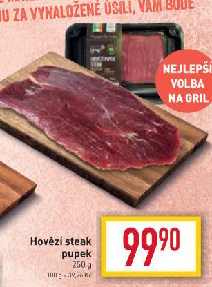 Hovězí pupek steak