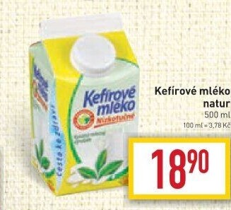 Kefírové mléko neochucené Mlékárna Valašské Meziříčí