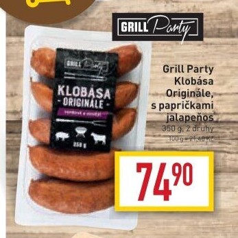 Klobása Originále Grill Party