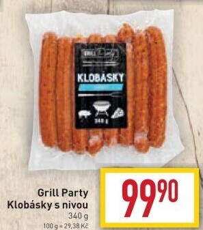 Klobása s nivou Grill Party