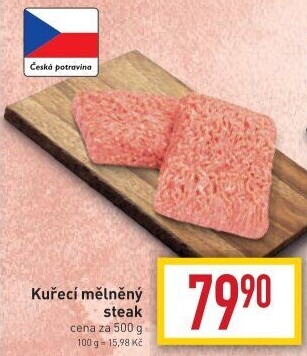 Kuřecí steak mletý