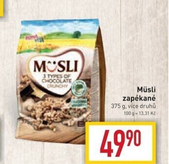 Müsli zapékané Bonavita