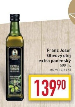 Olivový olej extra panenský Exclusive Franz Josef Kaiser