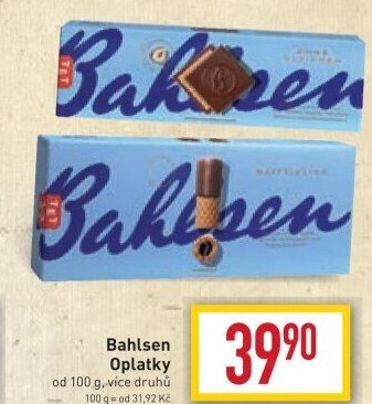 Oplatky Bahlsen
