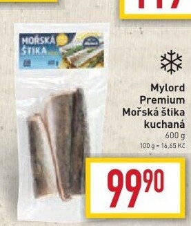 Štika mořská kuchaná mražená Premium Mylord