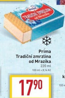 Tradiční zmrzlina od Mrazíka Prima