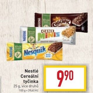 Tyčinka cereální Nestlé