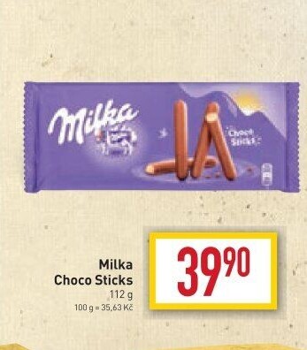 Tyčinky čokoládové Choco Sticks Milka