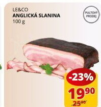 Anglická slanina LE&amp