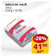 Máslo Dr.Halíř