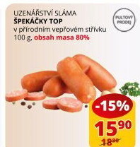 Špekáčky Top Sláma