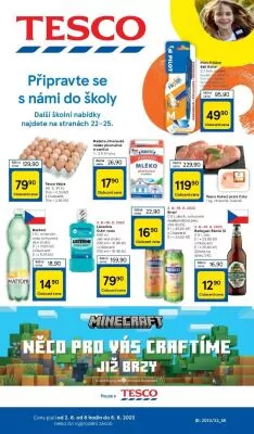 akční leták Tesco 2.8.2023-8.8.2023
