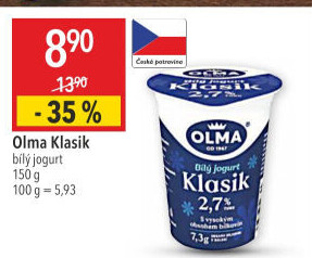 Bílý jogurt Klasik Olma
