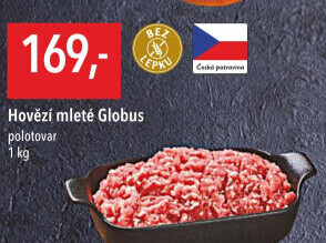 Hovězí mleté maso Globus