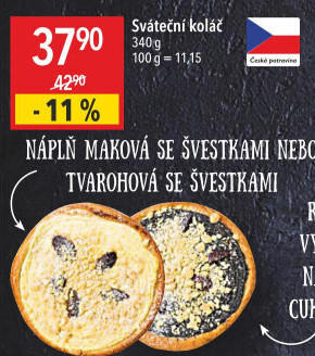 Koláč sváteční