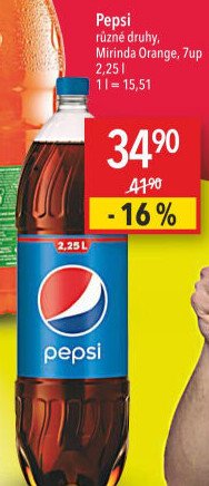 Limonáda Pepsi