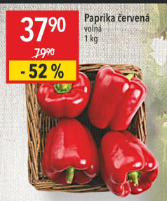 Paprika červená
