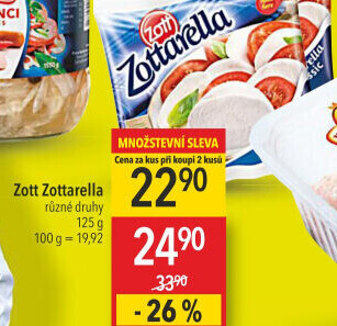 Sýr Zottarella Classic Zott