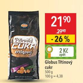 Třtinový cukr Globus