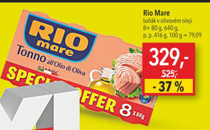 Tuňák v oleji Rio Mare