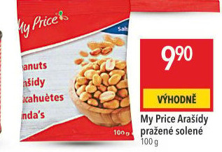Arašídy pražené My Price