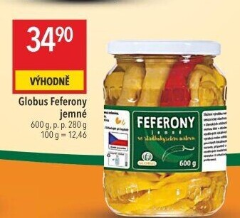 Feferony jemné Globus