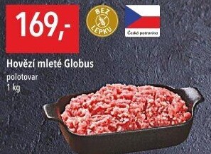 Hovězí mleté maso Globus