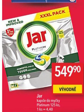 Kapsle do myčky Platinum Jar