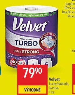 Kuchyňské utěrky 3vrstvé Turbo Velvet