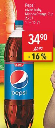 Limonáda Pepsi