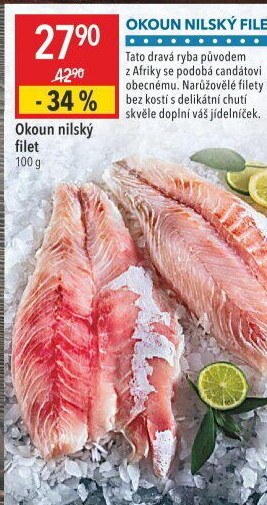 Okoun nilský filety
