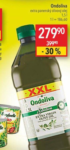 Olivový olej extra panenský Selection Ondoliva
