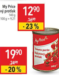 Rajčatový protlak My Price