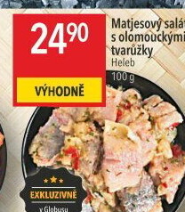 Salát matjesový s olomouckými tvarůžky