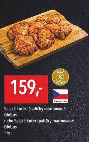 Selské kuřecí stehna marinovaná Globus