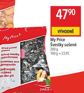 Švestky sušené My Price