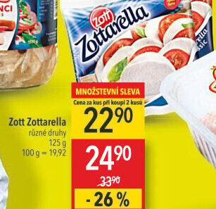 Sýr Zottarella Classic Zott