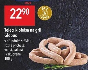 Telecí klobása na gril Globus