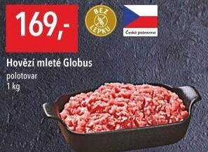 Hovězí mleté maso Globus