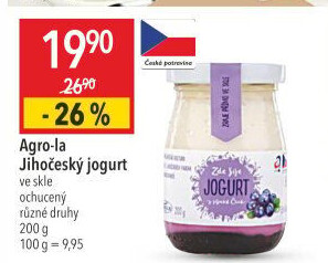 Jogurt ochucený jihočeský Agro-La