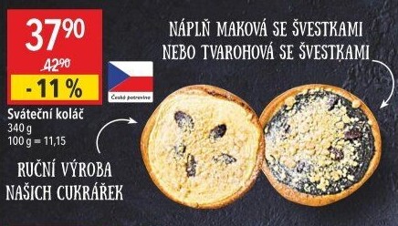 Koláč sváteční