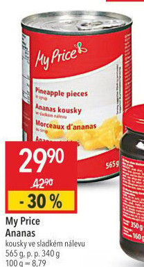 Kompot ananas My Price