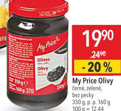 Olivy černé My Price