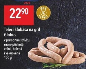 Telecí klobása na gril Globus
