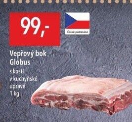 Vepřový bok s kostí Globus