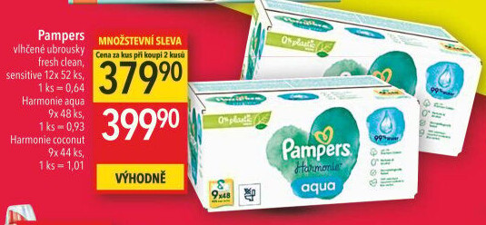 Vlhčené ubrousky dětské Pampers Sensitive