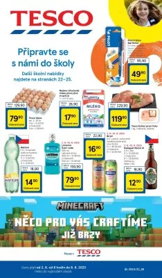 akční leták Tesco 2.8.2023-8.8.2023