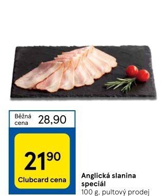 Anglická slanina speciál