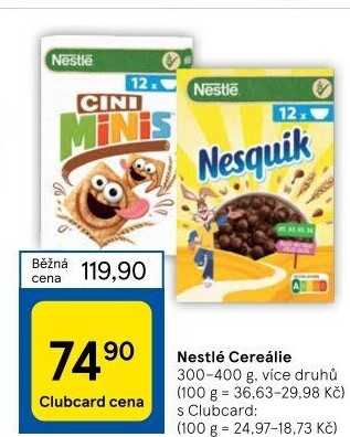 Cereálie Nestlé